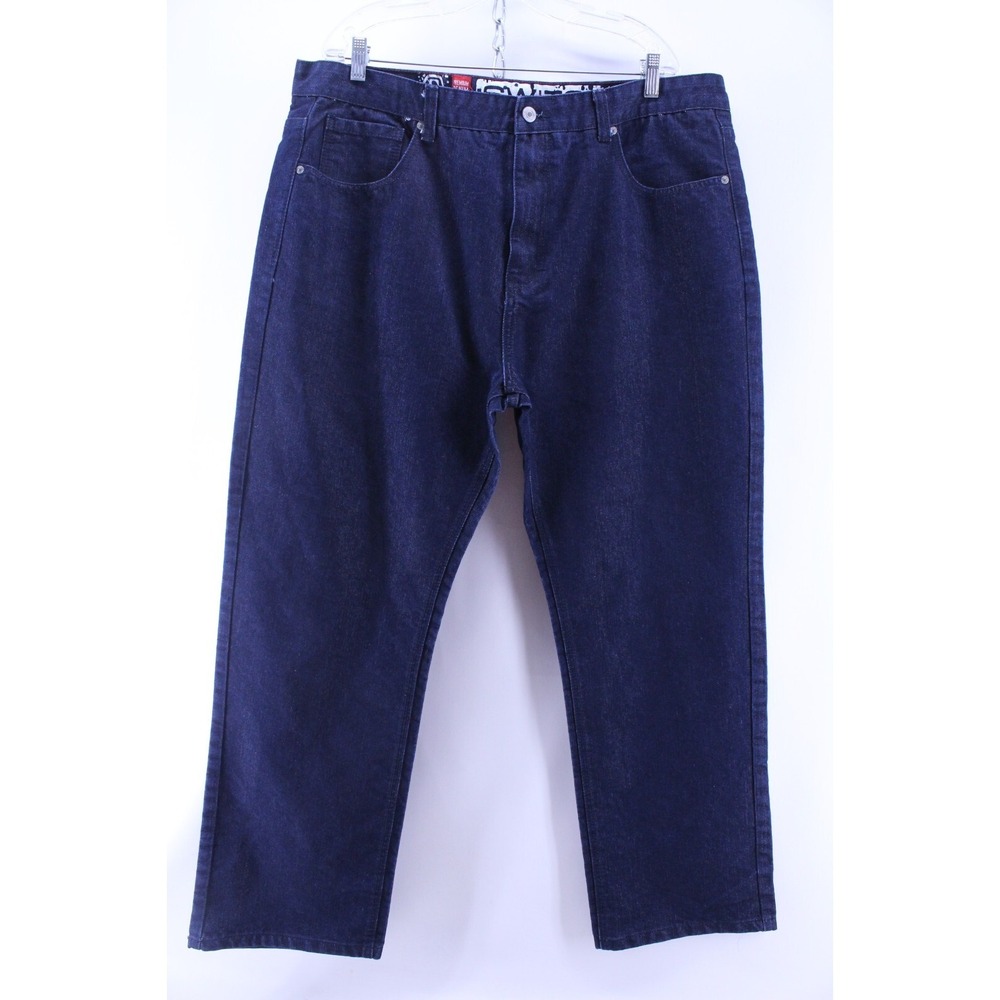Switch Premium Denim Dark Wash Straight Leg Jeans Size‎ 41x30 (Tag 42x34)
